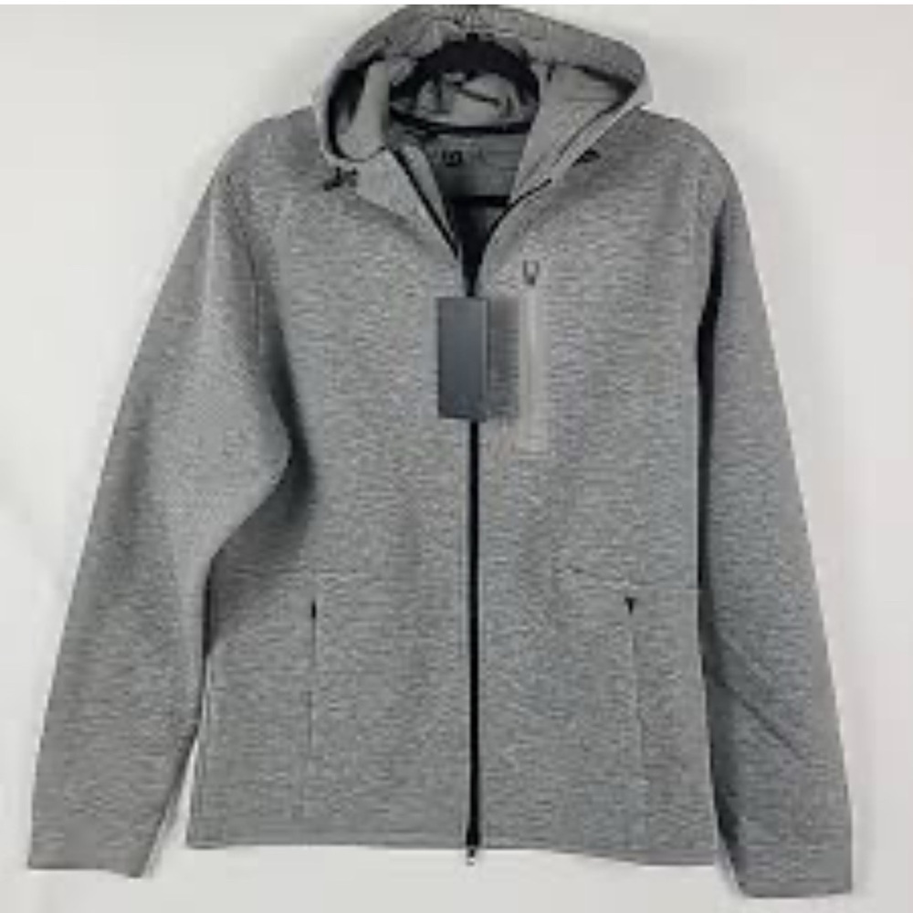 Men's Classic Gray Hooded Jacket